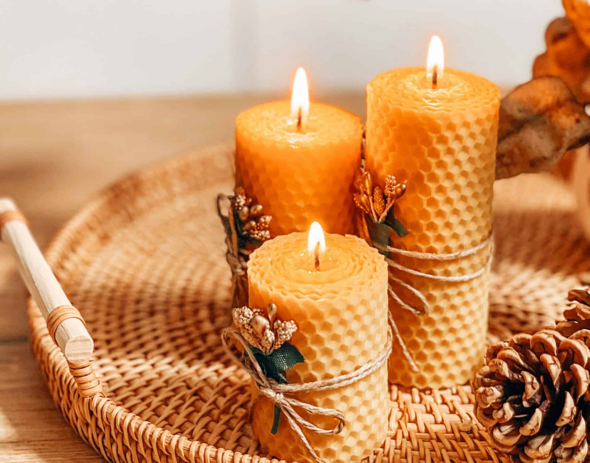 beeswax candles